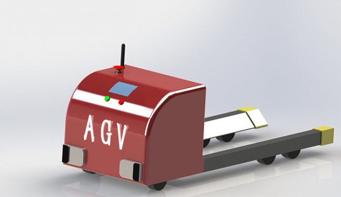 AGV物流系统已经成为工厂物流转型的最佳选择（一）（无线充电）