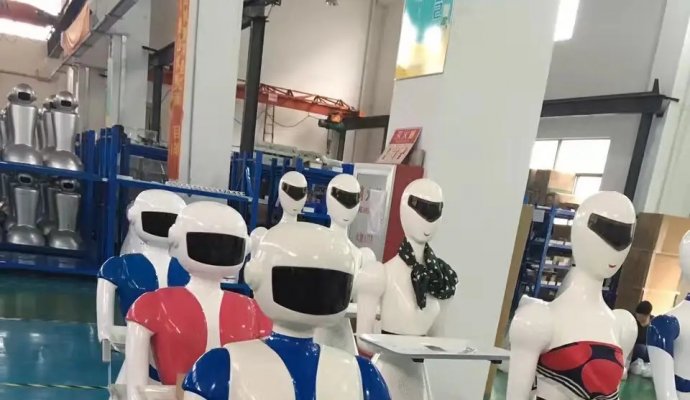 人工智能和智能服务机器人（无线充电）